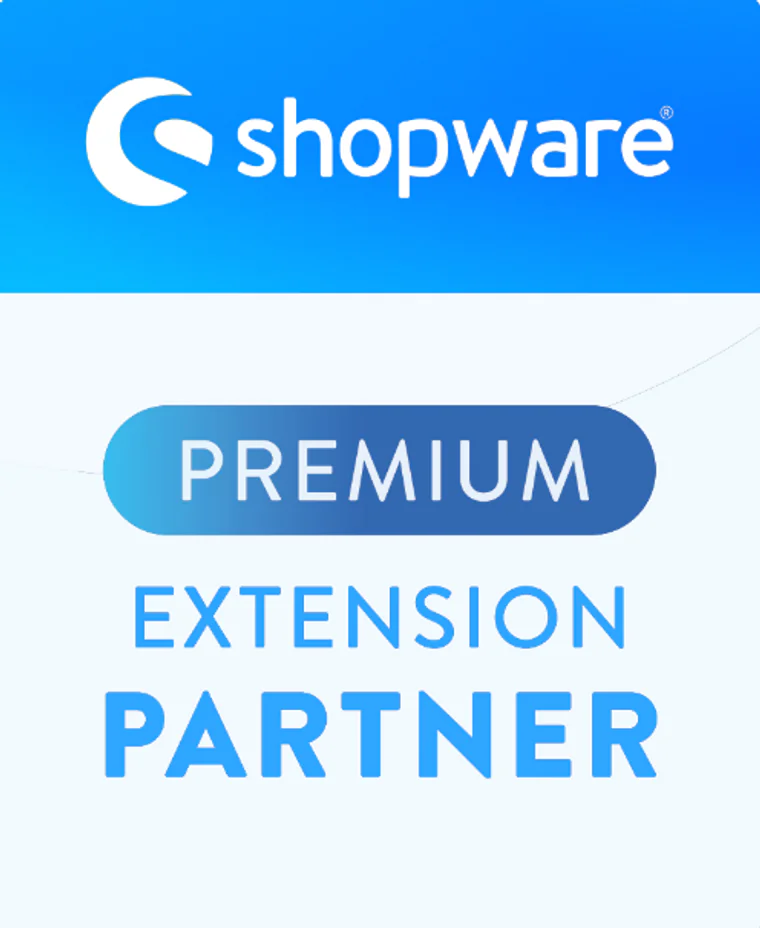 Auszeichnung: Shopware Premium Extension Partner